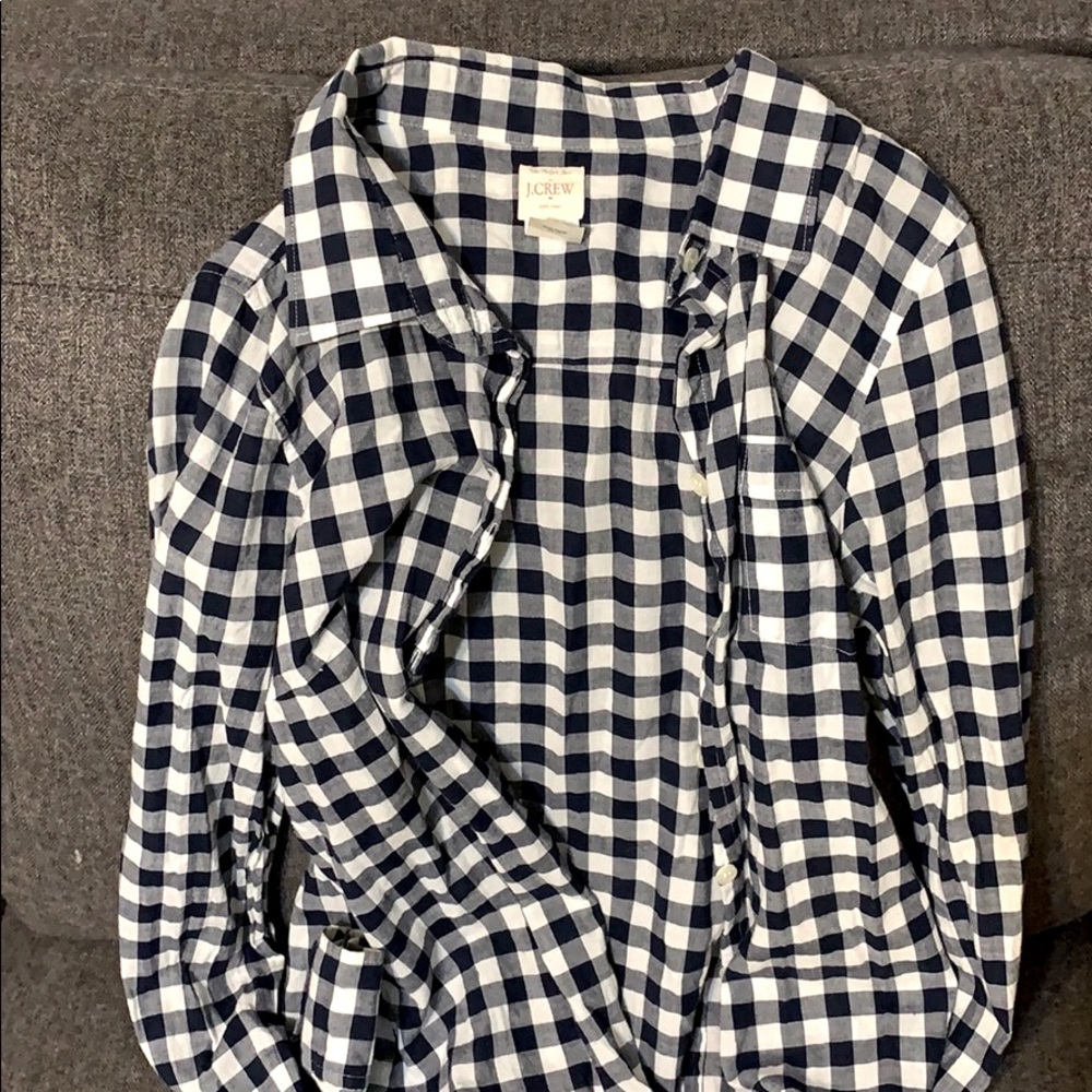 Plaid button down